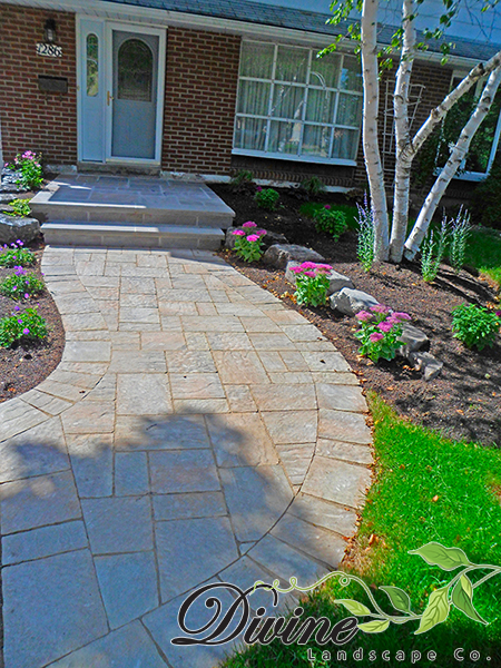 Complete landscaping project