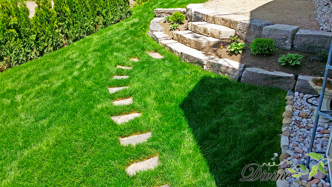 Tiny, ON - Random natural stone steps