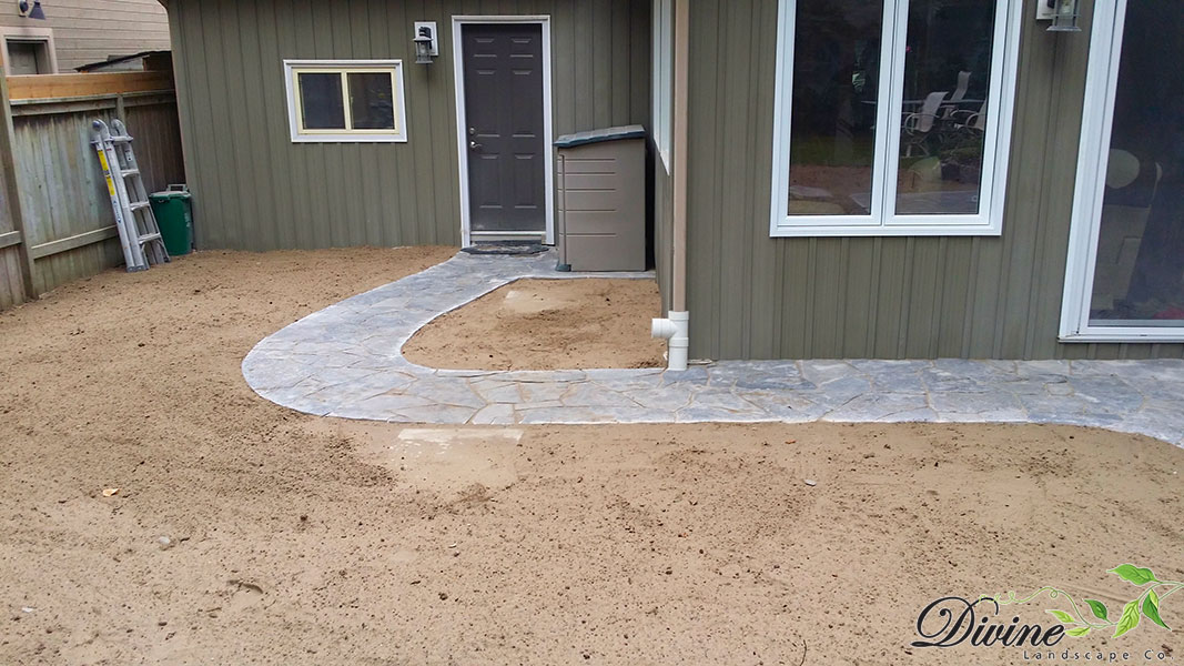 Tiny, ON - Random flagstone walkway